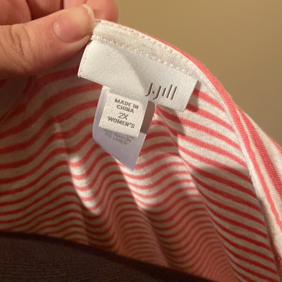 j. Jill short sleeve blouse - Picture 3 of 3